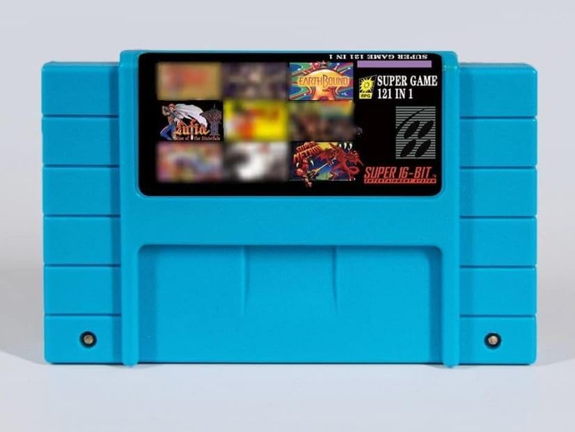 121 in 1 Multi Game Cartridge