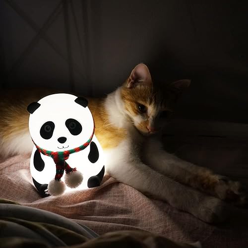 Miniatura 6 de Luz nocturna LED para niños, bonita luz nocturna de enfermería, lámpara de cuidado de los ojos no parpadeante, recargable por USB, control táctil,