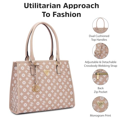 Image of Lavie Signature Women's Benton Tote Bag for Women | Tote Handbag for Work | Ladies purse | Stylish Shoulder Bag | Gift for Women