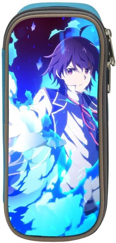 Amazon Co Jp 賢者の孫 シン ウォルフォード ペンケース 軽量 筆箱 文具ケース 高校生 鉛筆箱 化粧品 ポーチ 個性 鉛筆ホルダー Blue 文房具 オフィス用品