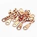 YaHoGa 50PCS #5 Rose Gold Pulls for Nylon Coil Zippers Rose Gold Zipper Sliders for Luggages Purses Bags Bulk (Rose Gold)