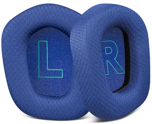 Nartooston �C���[�p�b�h �N�b�V���� �����p Logicool G733/G535/G335 �w�b�h�z���ɑΉ� �w�b�h�p�b�h ���b�V���t�@�u���b�N�ƍ����x�t�H�[���� �C���[�J�b�v �݊� ������ 1�y�A - �u���[