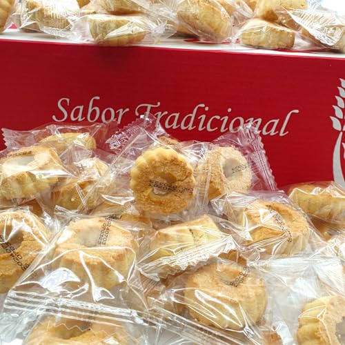 Rollitos de Anis Monteturia - Caja 2 Kilos - Mini Roscos de Anis envueltos individualmente
