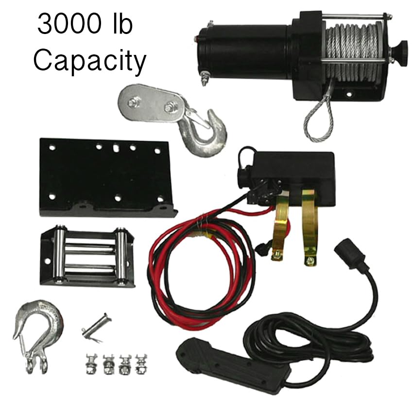 Motor completo para cabrestante 3000 lb para ATV miniatura 2