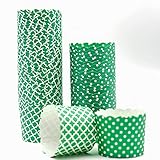 GEMSO Paper Baking Cups 60-Pack 6 Oz Greaseproof Baking Cups Cupcake Muffin Cups Disposable Cupcake