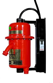 Abirami SUN MCB Model Hot Star Electric Instant Water Heater/Geyser - 1L | ISI Thermostat & Element | SHOCKPROOF, Faster Heating, Thermostat and Cut-Out & Safety Valve (220-240 V) 1L