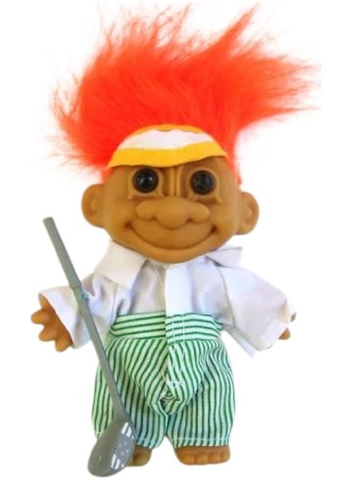 【レア】RUSS BERRIE社 1974年 アメリカ製 ゴルフ ドール Amazon.com: Russ Berrie My Lucky Golf Troll - Yellow Hair : Toys