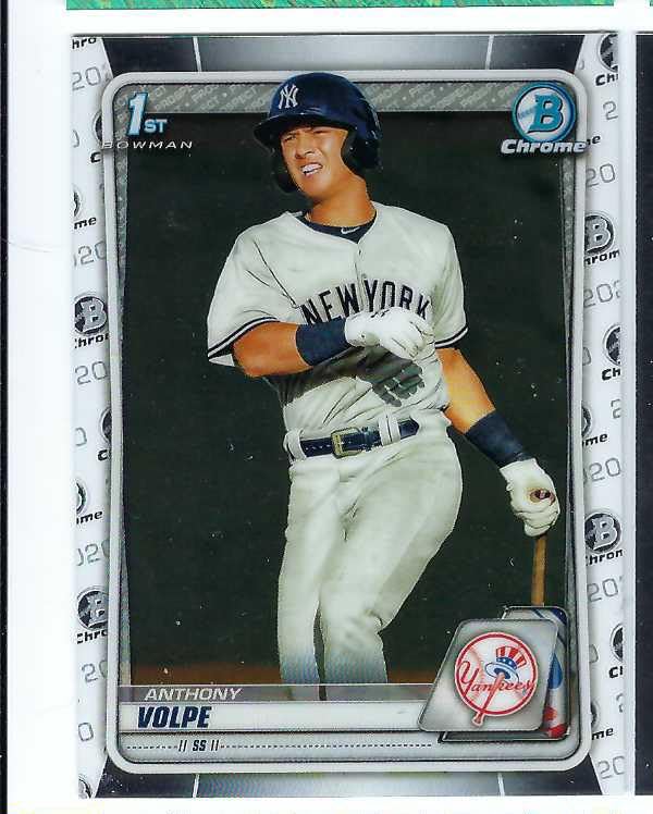 ANTHONY VOLPE 2020 Bowman Chrome Prospects #BCP139 1st Rookie Card