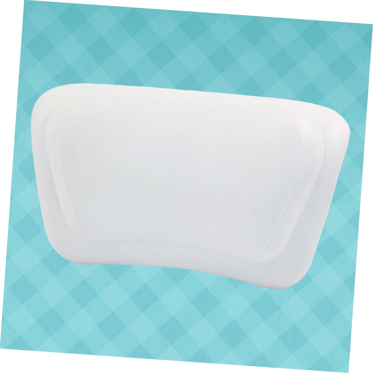 Cuscino Bagno PU con Ventose Cuscino per Bagno Morbido Spa e Colore