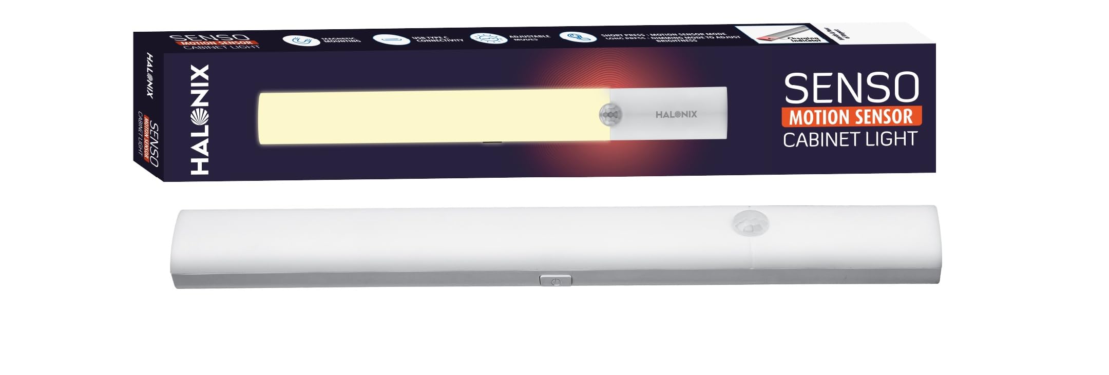 Motion Sensor Cabinet Lights - Rechargeable & Dimmable -10