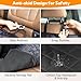 Kytely Dog Car Seat Cover for Back Seat,600D Heavy Duty Dog Hammock for Car with Side Flap,100% Waterproof Pet Backseat Cover, Anti-Scratch Nonslip Pet Seat Protector for Cars Trucks and SUV