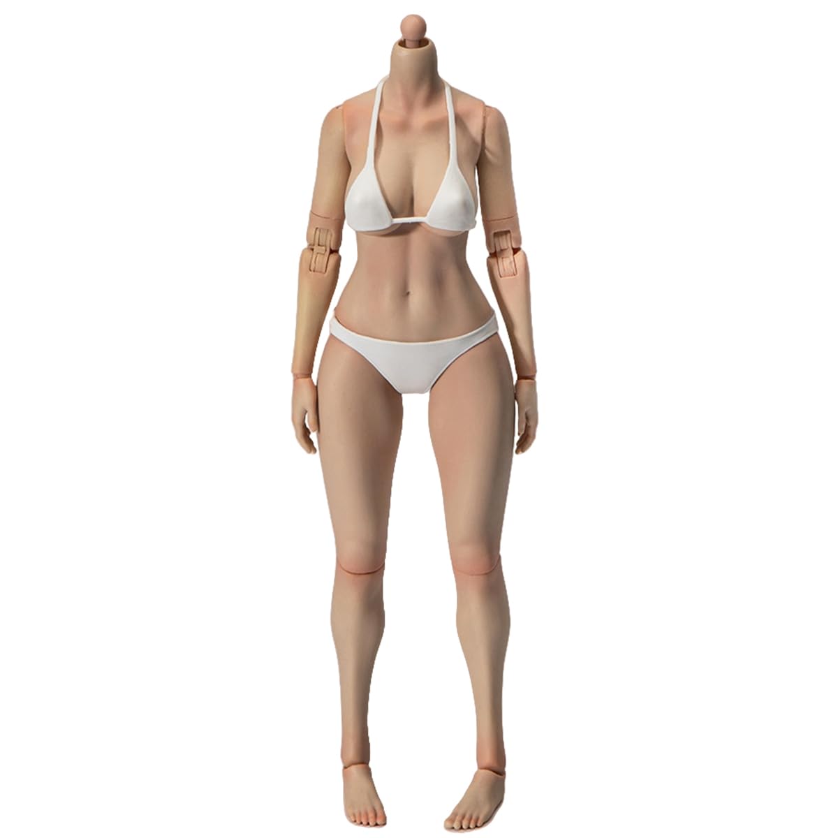 HiPlay True1Toys 1/6 Hombros Estrechos Articulados Busto Grande Piel Trigo Claro Cuerpo de Figura de Acción Articulada Femenina