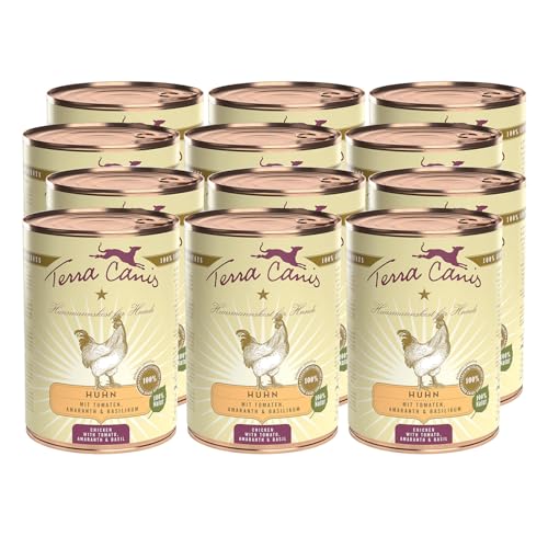 Produktbild von Terra Canis Classic Huhn mit Tomate, Amaranth und Basilikum - 12 x 400 g