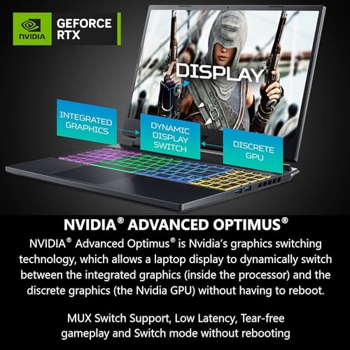 Image of acer 2024 Newest Nitro 17 Gaming Laptop, 17.3 inch FHD 165Hz Display, AMD Ryzen 7-7840HS(8-core), GeForce RTX 4050, 64GB DDR5, 1TB SSD, Backlit Keyboard, Wi-Fi 6E, Windows 11 Home, with Laptop Stand