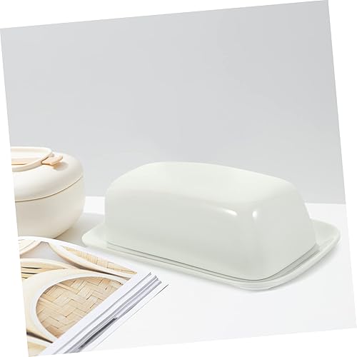 Miniatura 4 de 1 Unidades de Mantequilla Plato de la Costa Este Contenedor de Pan Bandeja de Porcelana Mantequilla Bandeja de Mantequilla Caja de Almacenamiento de