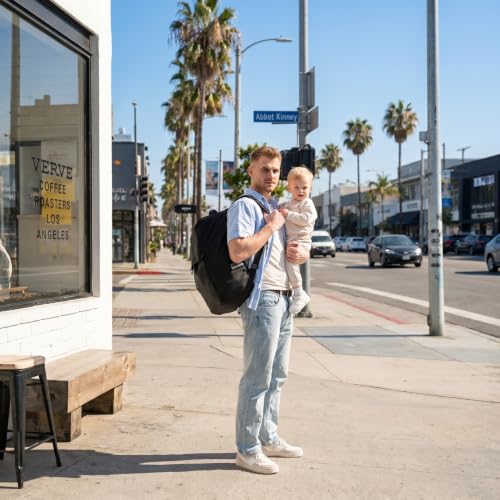 Image of Mompush Nexis Carbon Travel Stroller, Ultra-Lightweight 11.5 lbs, Compact & Airplane Carry-On Approved, One-Second Auto-Fold, One-Hand Full Recline, from Birth to 50 lbs, Travel Bag Included, Forest