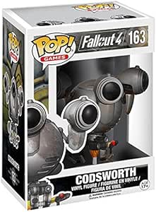 Funko POP! Games Fallout 4 Codsworth #163 Battle Damaged Exclusive Vinyl Figure