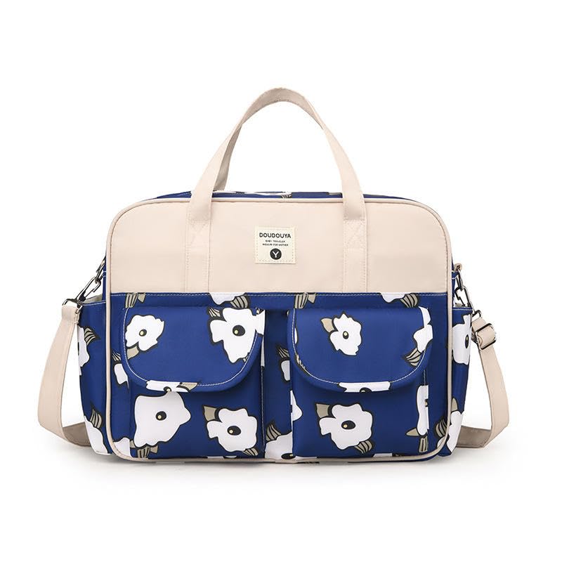Image of Winnies Baby Diaper Bag for Moms | Travel Maternity Nappy Messengers Tote with Multiple Pockets | Large Capacity Stylish Bags for Baby Essentials