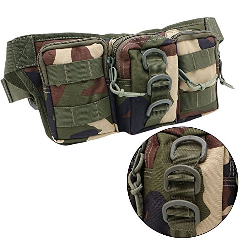 Greenpromise Outdoor Tactical Bag Utility Tactical Waist Pack Pouch Military Camping Hiking Bag Belt Backpack - Image 3