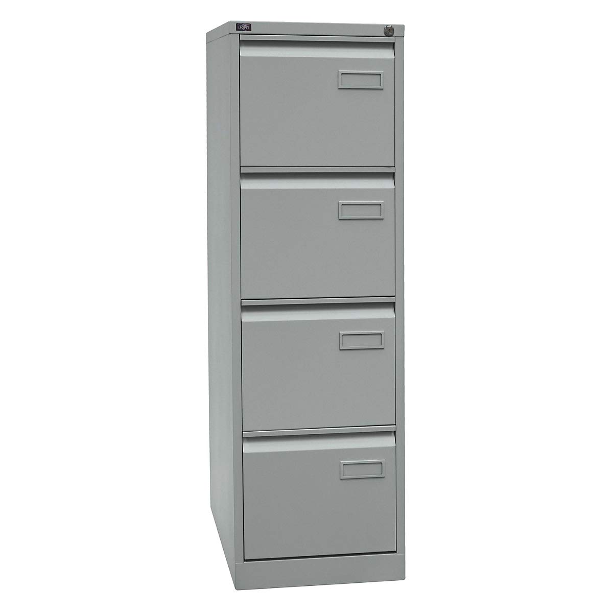Bisley LIGHT Hängeregistraturschrank, einbahnig, DIN A4, 4 HR-Schubladen, Metall, 639 Oxfordblau, 62.2 x 41.3 x 132.1 cm