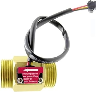 G1" Water Diesel Brass Hall Effect Turbine Flow Sensor Meter B10 7V-24V