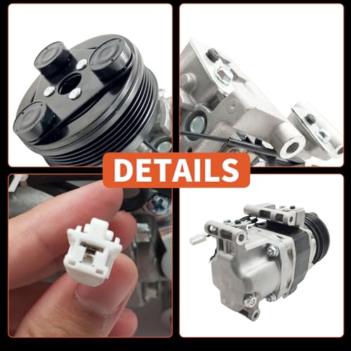Image of Air Conditioner AC Compressor with Clutch for Mazda 3 2004-2009,CO10759C