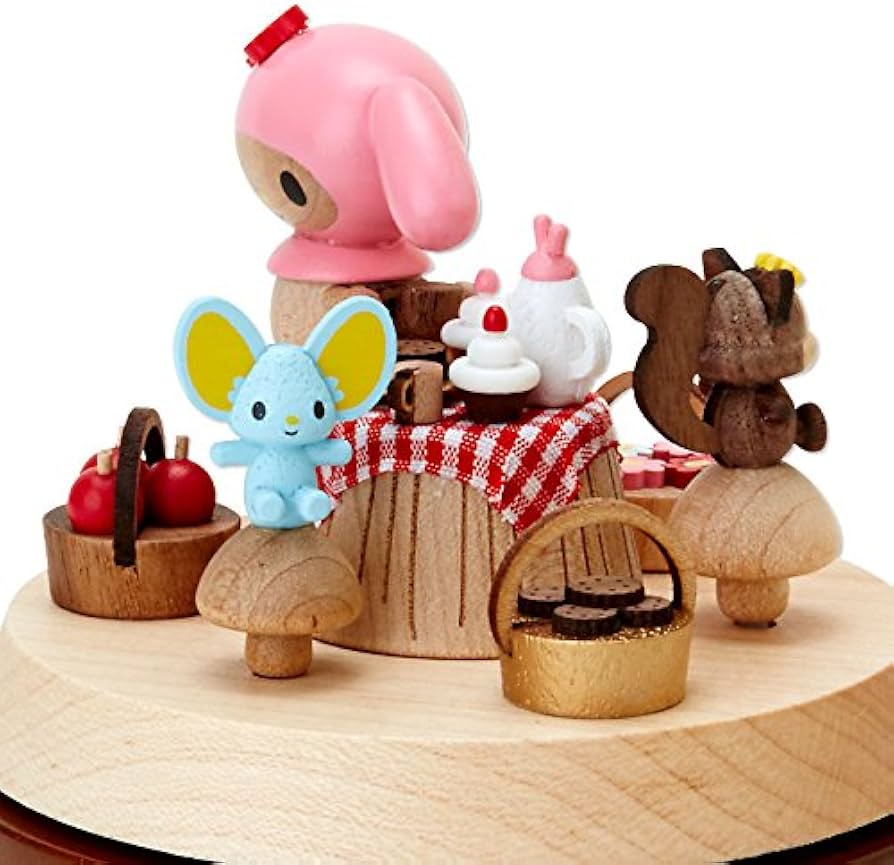 マイメロディ　オルゴール　サンリオ Amazon.co.jp: サンリオ(SANRIO) マイメロディ 木製オルゴール(ティー