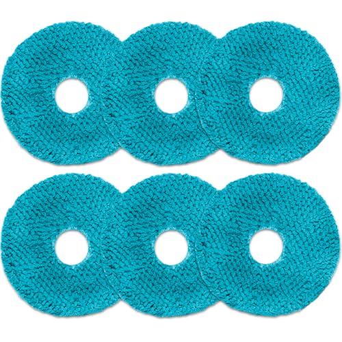 Cecotec Pack de 6 Mopas para Robot Aspirador Conga X50 / X70, Repuesto Original