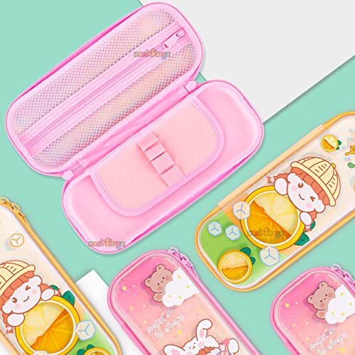 Image of Zest 4 Toyz Pencil Case of Girls EVA 3D Hardtop Pencil Box Stationary Items Kit Organizer for School Supplies Pencil Pouch for Kids Girls (Pack of 1) Random Color Dispatch