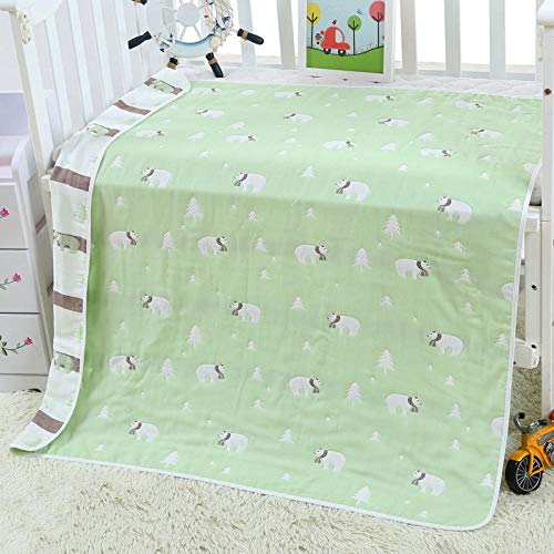 CLS813 Toallas De Baño Algodón Infantil para Niños 6 Capas De Gasa 