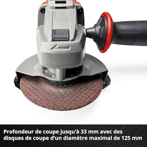 Meuleuse d’angle sans fil Einhell TE-AG 18/125-2 Li-Solo Power X-Change 18V Ø125mm - 8