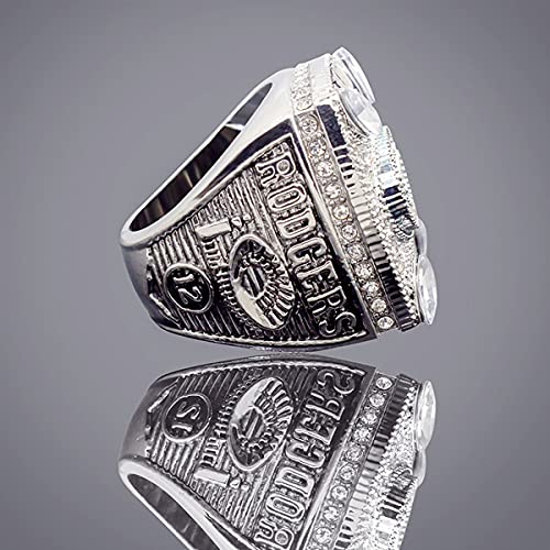 2010 Super'Bowl Championship ring met houten kist Aaron'Rodgers #12 Green'Bay Replica officiële versie Champions ring… - Image 4