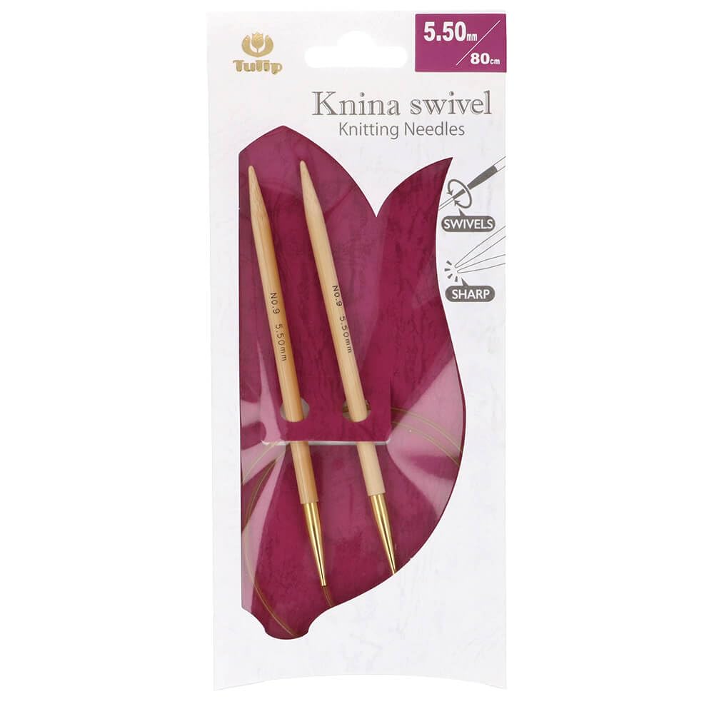 Tulip Knina Swivel Circular Needle 80 cm 5.5 mm 1 piece