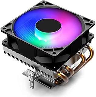 Leoie 4 Copper Tubes Fans CPU Cooler LED CPU Cooling Fan PWM Silent CPU Cooler LGA/2011/115X/775/AMD 3Pin PC CPU Cooling Radiator Bipolar Light Color