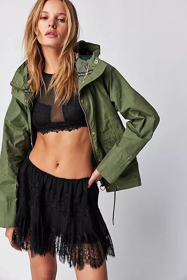 Womens Low Rise Lace Mini Skirt Y2k Pleated Ruffle Short Skirt Flowy Asymmetrical Underskirt Fairy Half Slip Skirts - Image 3