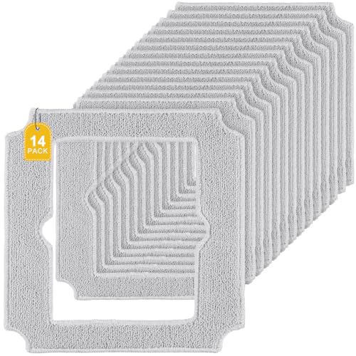 Image of 14 Pack Replacement Mop Pads for ECOVACS WINBOT Mini Window Cleaning Robot