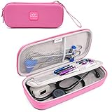 PROHAPI Estojo Rígido para Estetoscópio, Estojo Grande para Transporte de Estetoscópio com Slot para Identificação, Compatível com Estetoscópio 3M Littmann/Adc/Omron/Mdf Inclui Bolso de Malha para Ace