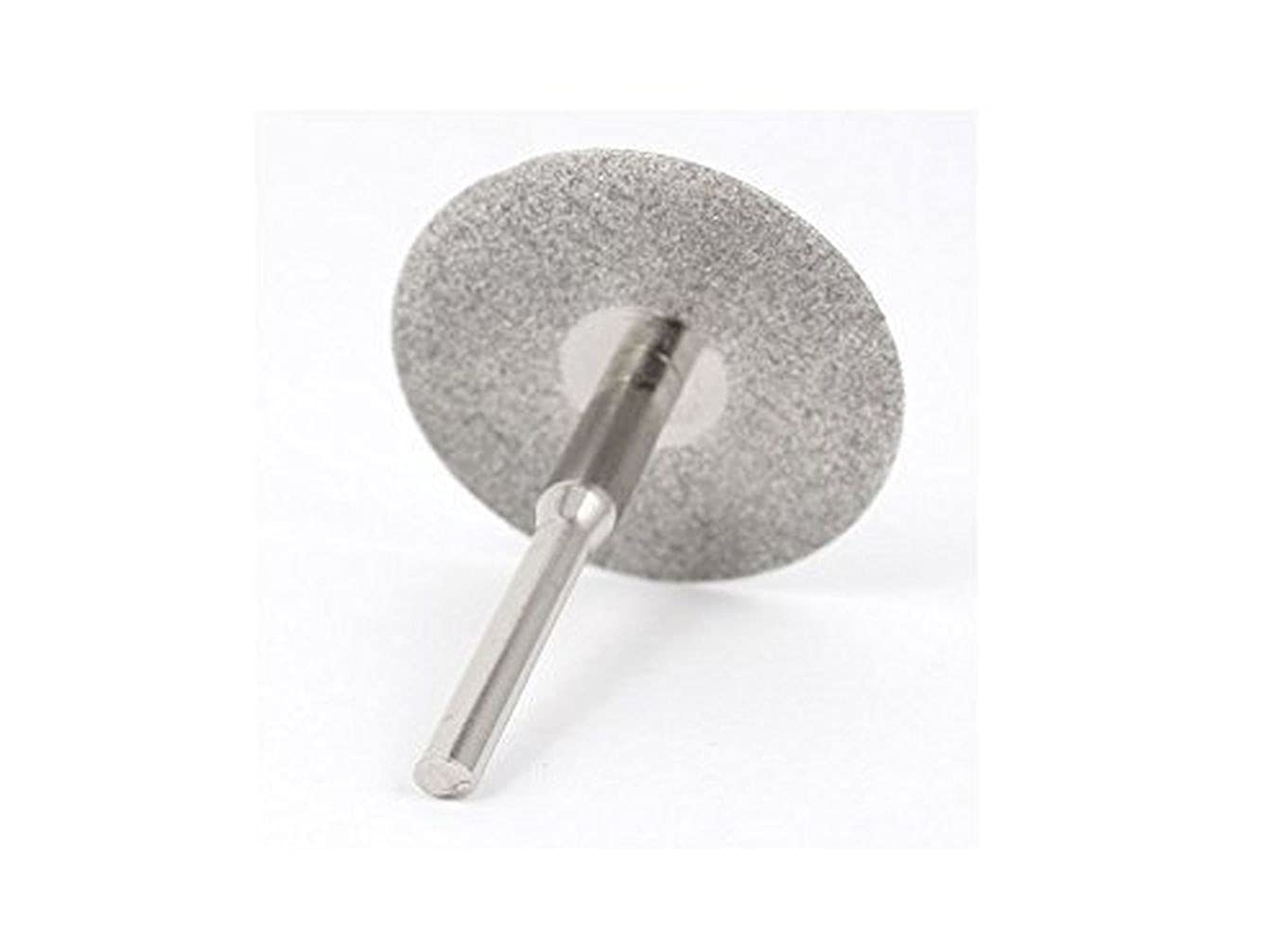 Diy Crafts 11716 India 302707168572 Diamond Lapidary Cutting Wheels Discs Drill Bit for Dremel Stone Blade, 40mm With Mandrel, Multicolor, 12 Piece 1
