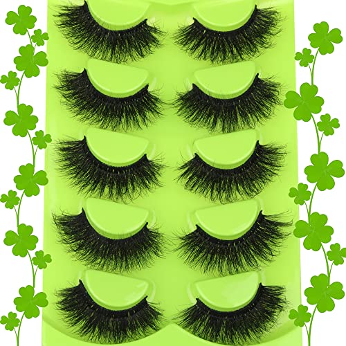 Fluffy Lashes Mink Dramatic Eyelashes D Curl Long Lashes That Look Like Extensions 20Mm Thick Full Fake Eyelashes Pack #TOP4