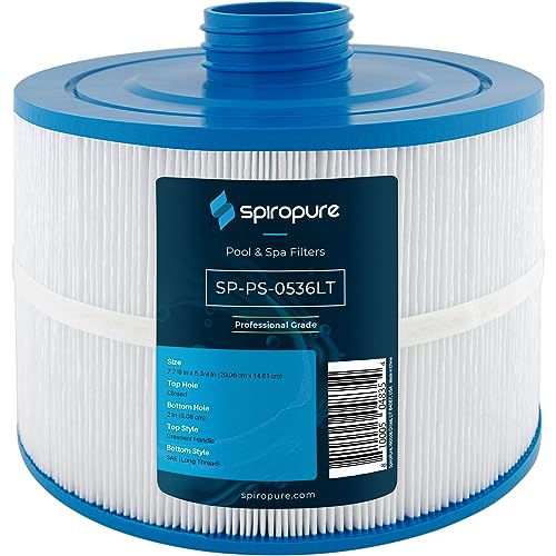 SpiroPure Replacement for Bullfrog Spa Filter PBF36 Wellspring 10-2870 Pleatco PBF36-M Unicel 8CH-951 Bullfrog 35 Hot Tub Spa Pool Cartridge (SAE Long Thread Version)