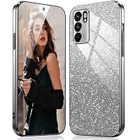 Custodia Telefono Trasparente Compatibile con Honor 90 5G Cover Cornice Elettroplaccata Gradiente Glitter Protettiva Sottile TPU