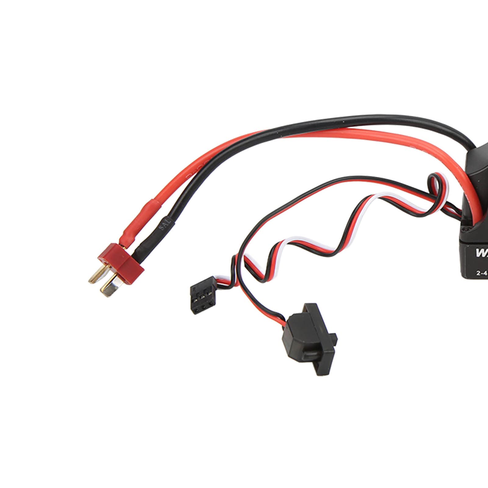 Motor sin escobillas de 3650 y 2300 KV con regulador electrónico de 60 A, regulador electrónico sin escobillas impermeable y conjunto de motor de alta velocidad para coche RC 1/8 y