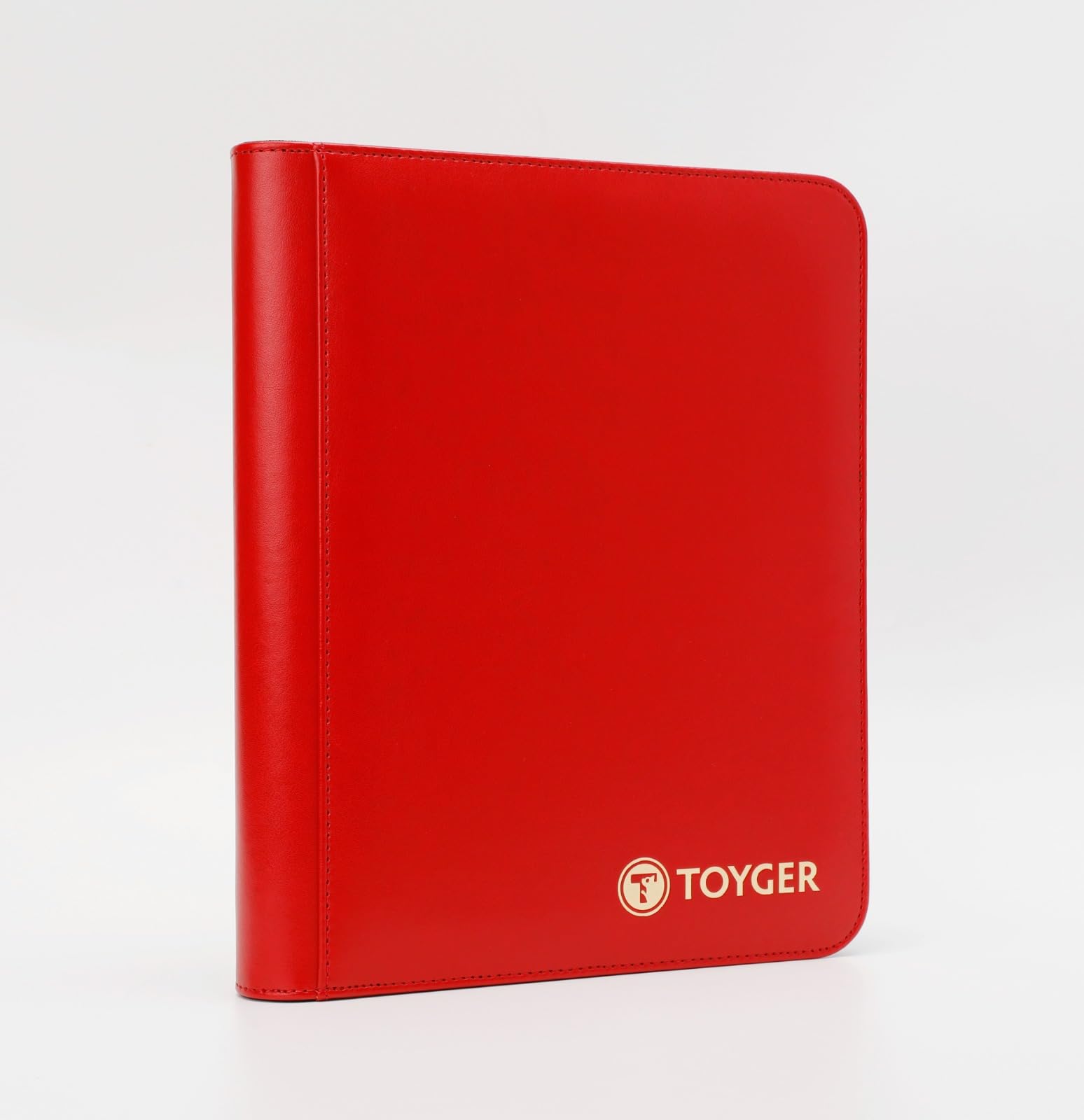 TOYGER Card Album [Store & View Your Card Collections] (Loader Size, 4Pocket, Red)