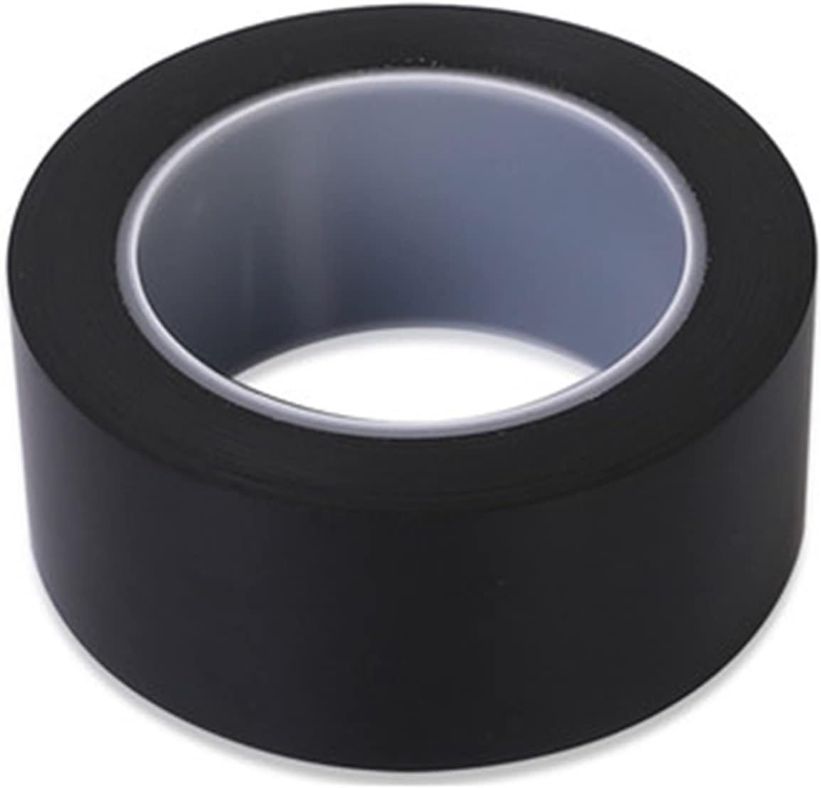 Cinta de señalización reflectante para marcar pisos color negro 40mm x 33m 8