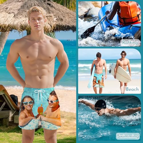 Custom Swim Trunks Men - Personalized Swim Trunks for Men, Custom Shorts with Photo, Customized Gifts for Boyfriend4
