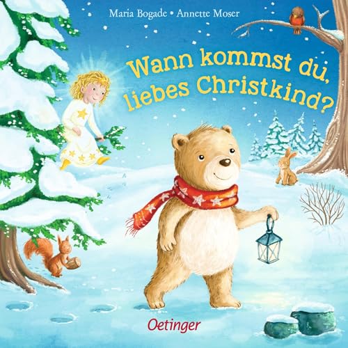 Wann kommst du, liebes Christkind?: Liebevolles Pappbilderbuch für Kinder...