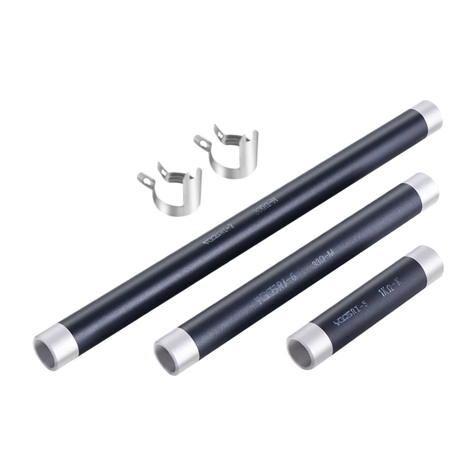 RIG – résistance à Film Tubulaire Non inductif Haute Puissance, 25W 50W 100W 200W 300W 400W 500W 5 Ohm-5K Ohm for l'électronique(RI4 50W 300 Ohm)
