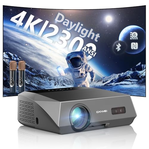 Smart 4K Projector Movie Gaming Karaoke TV, 2300 ANSI High