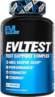 EVL Testosterone Booster for Men - Post Workout Recovery Testosterone Support Supplement for Men with DIM Plus D Aspartic Acid and Fenugreek and Tribulus - EVLTest for Men Post Workout Supplement
