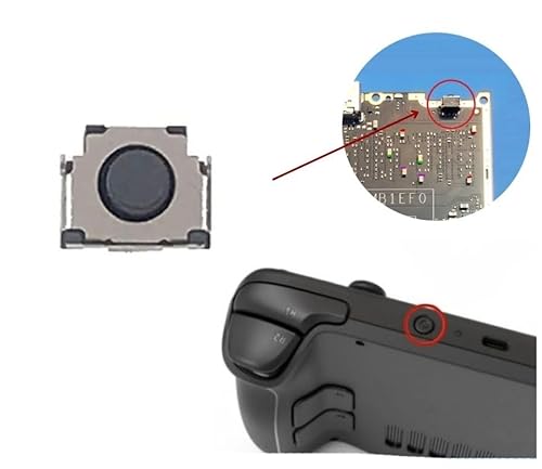 KSSA �݊��i Steam Deck �X�`�[���f�b�N �d�� �p���[ ON OFF �{�^�� �}�C�N���X�C�b�` �o���p�[�{�^�� �^�N�g�X�C�b�` ���� �C�� ���i �p�[�c